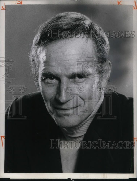 1974 Press Photo CHarlton Heston in Bicentennial Minutes - cvp21326 - Historic Images