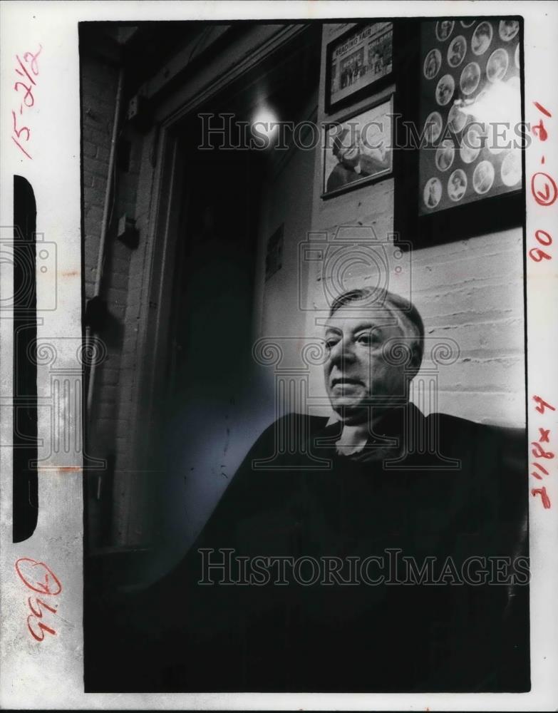 1976 Press Photo George Jesse in Cleveland at Masonic Auditorium - cvp24829 - Historic Images