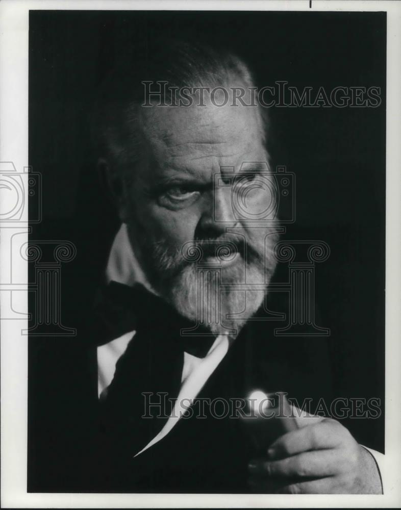 1985 Press Photo Orson Welles American Actor Director Writer and Producer - Historic Images