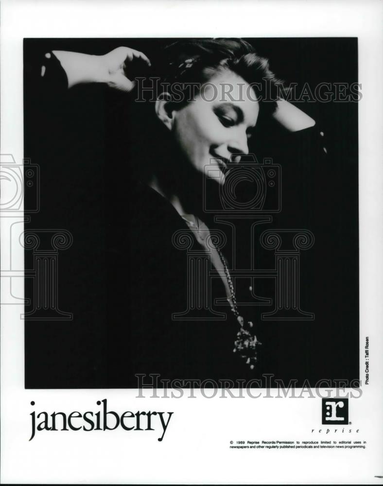 1989 Press Photo Janesiberry Musician - cvp25624 - Historic Images