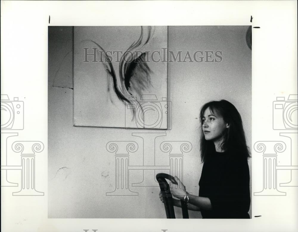 1980 Press Photo Artist Lynn Hunt - cvp26836 - Historic Images
