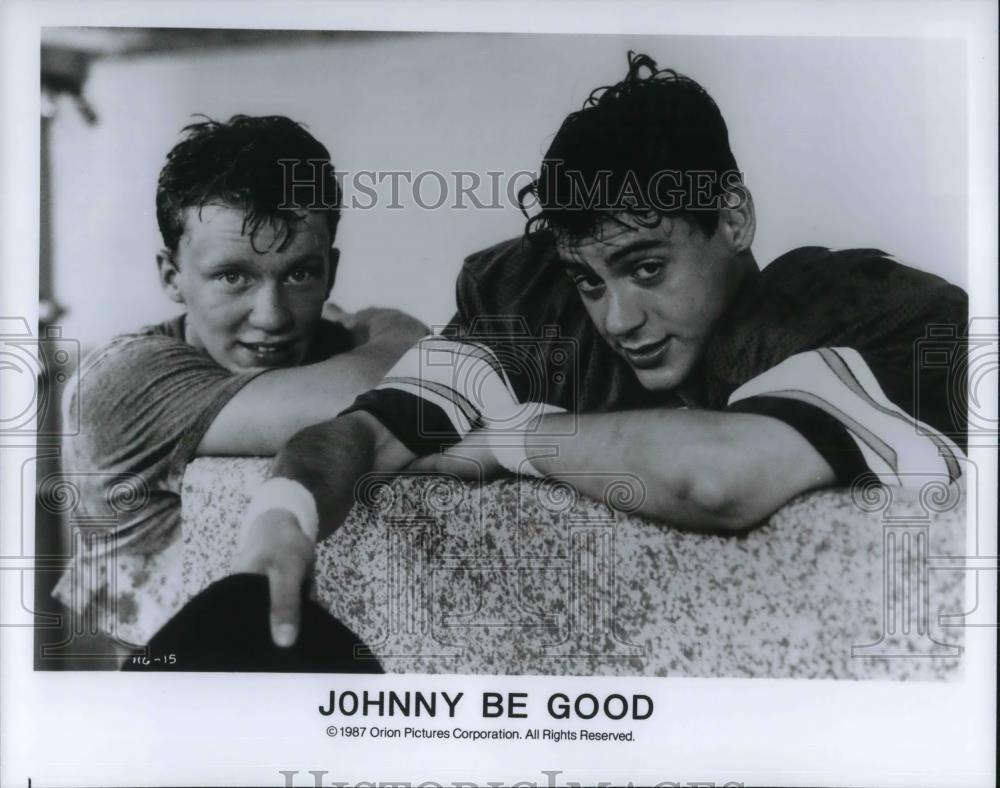 1987 Press Photo Scene from Johnny Be Good - cvp22514 - Historic Images