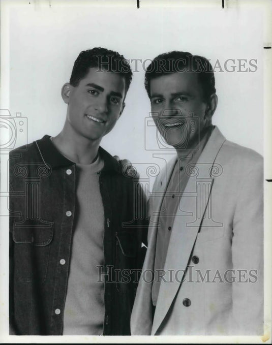 1994 Press Photo Mike Kasem & Father Casey Kasem - cvp25967 - Historic Images