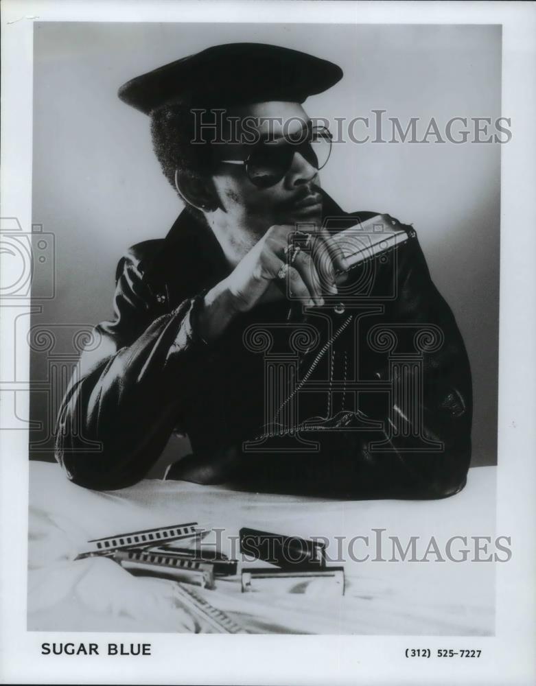 1989 Press Photo Sugar Blue - cvp21916 - Historic Images