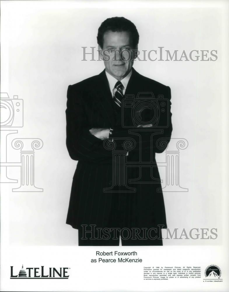 Press Photo Robert Foxworth as Pearce McKenzie in Lateline - cvp20537 - Historic Images