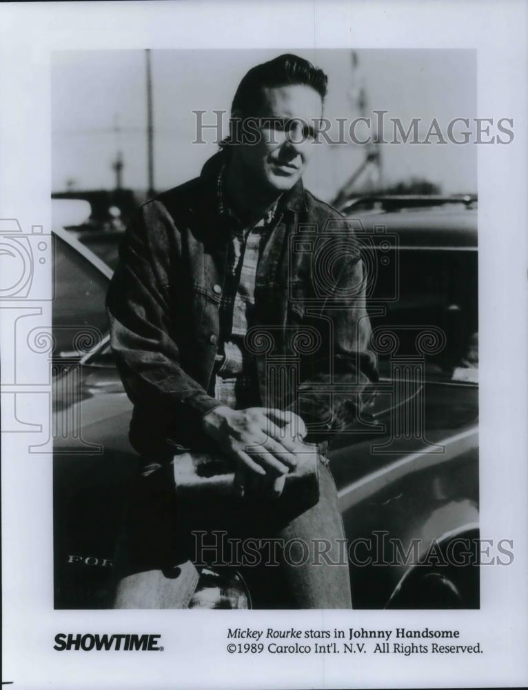 1990 Press Photo Mickey Rourke in Johnny Handsome - 711 - cvp22373 - Historic Images