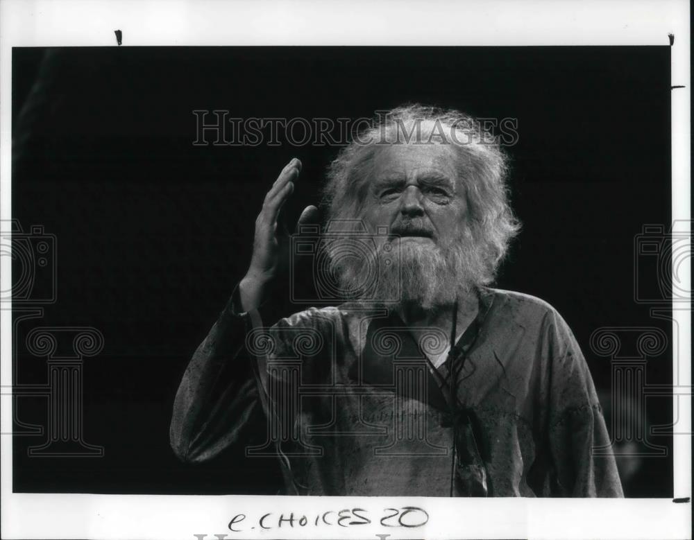 1990 Press Photo Hal Holbrook in King Lear play - 699 - cvp23733 - Historic Images