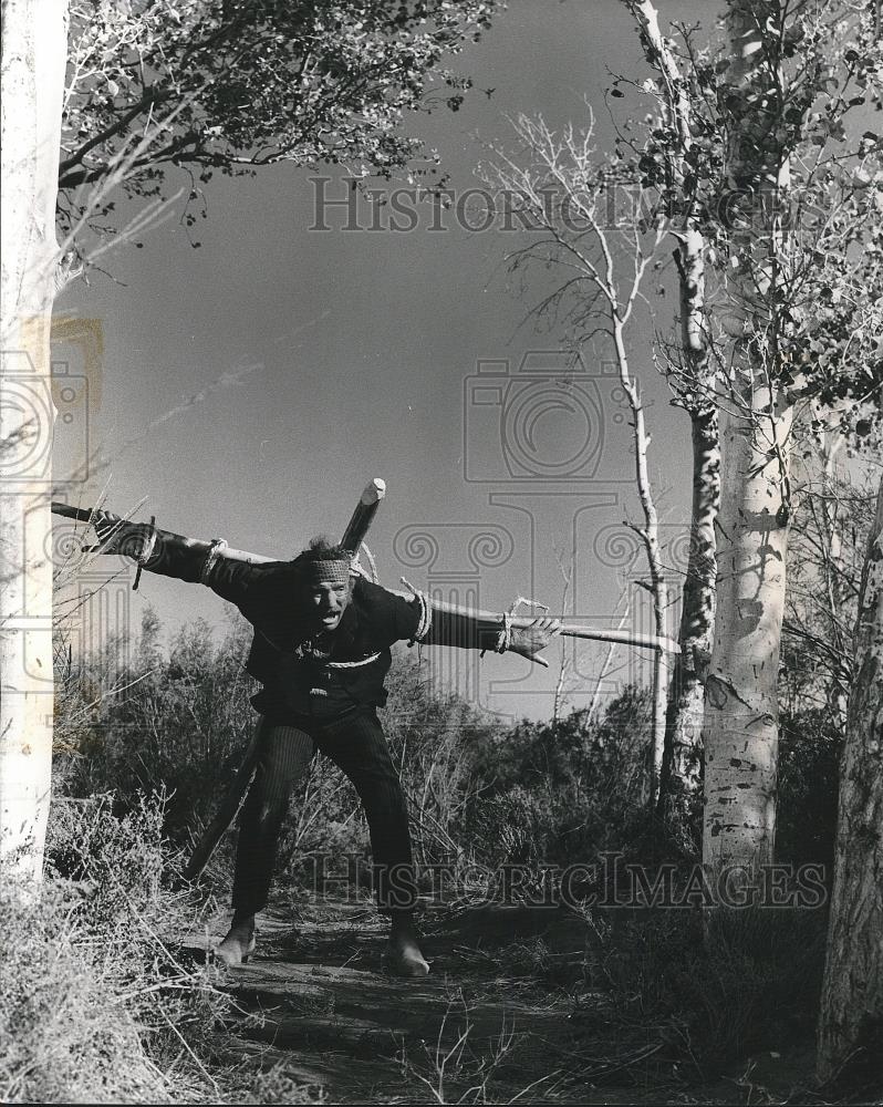 1971 Press Photo Burt Lancaster In Valdez Is Coming - cvp26289 - Historic Images