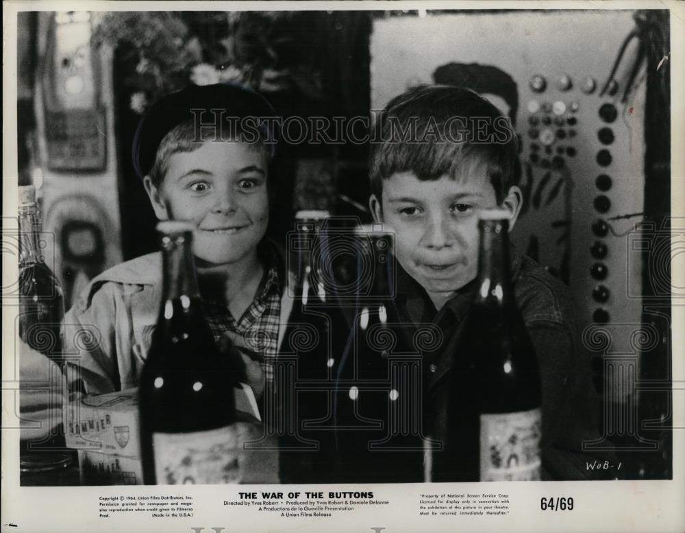 1965 Press Photo Martin Lartigue stars in War of the Buttons movie film - Historic Images