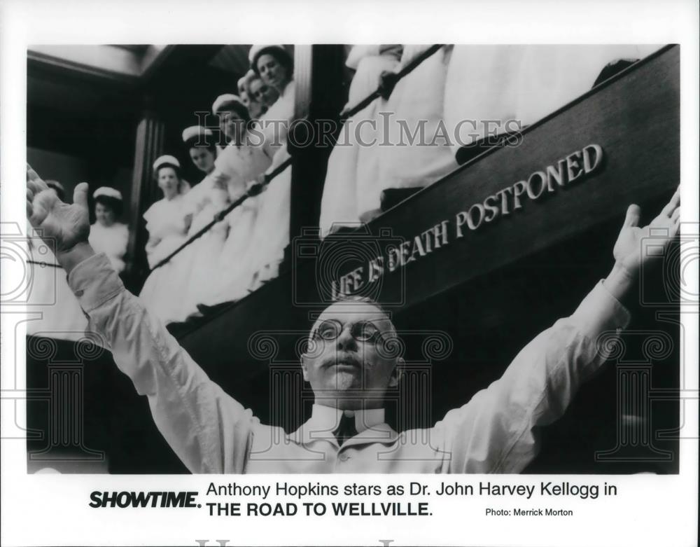 1995 Press Photo Anthony Hopkins in The Road to Wellville - cvp22259 - Historic Images