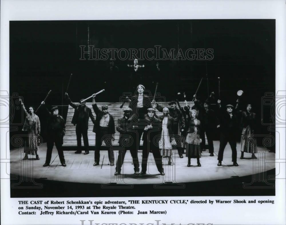 1994 Press Photo The Cast of The Kentucky Cycle at Royale Theater - cvp24585 - Historic Images