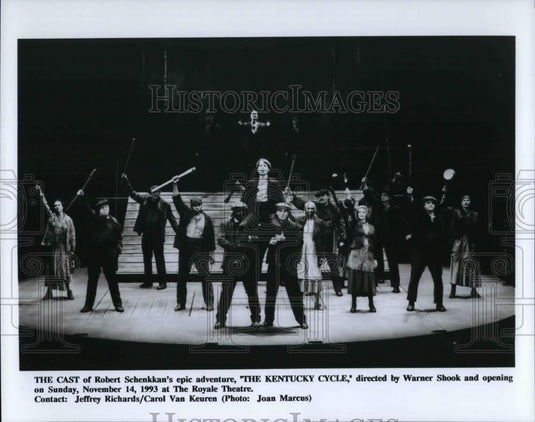 1994 Press Photo The Cast of The Kentucky Cycle at Royale Theater - cvp24585 - Historic Images
