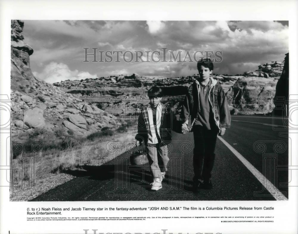 1993 Press Photo Jacob Tierney Noah Fleiss in Josh and S.A.M. - cvp22565 - Historic Images