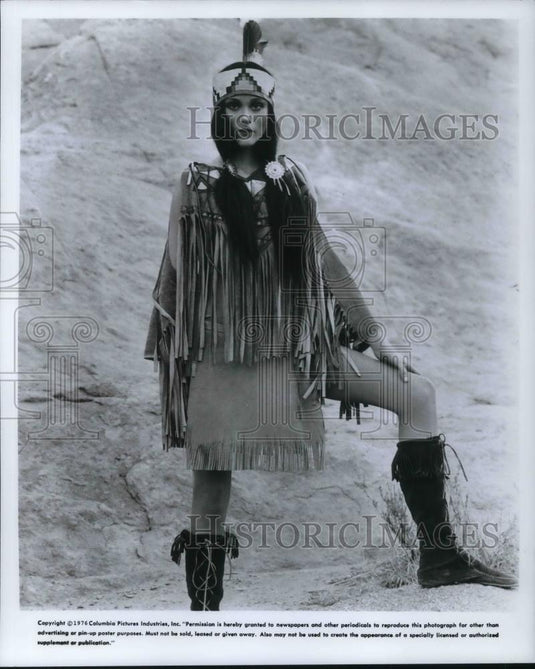 1976 Press Photo Jane Hitchcock stars in Nickelodeon Silent Movie - cvp24407 - Historic Images