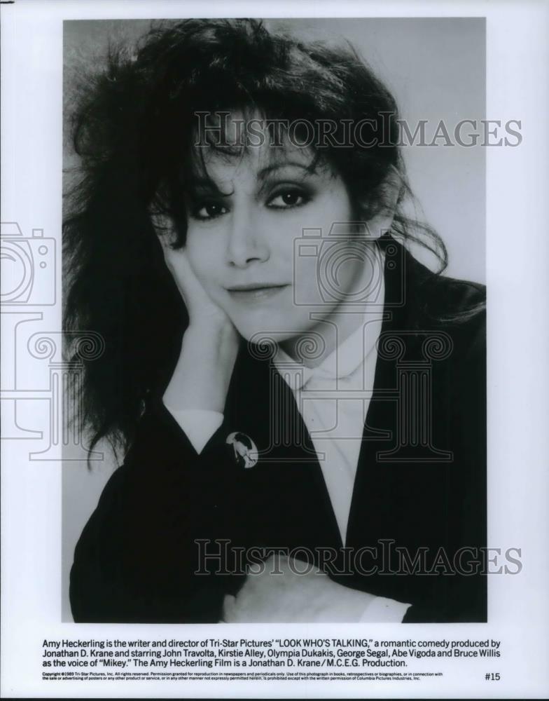 1990 Press Photo Amy Heckerling in Look Who&#39;s Talking - cvp22919 - Historic Images