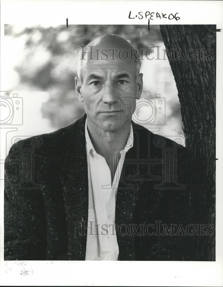 1990 Press Photo Patrick Stewart in Neptune&#39;s Cold Fury - cvp26455 - Historic Images