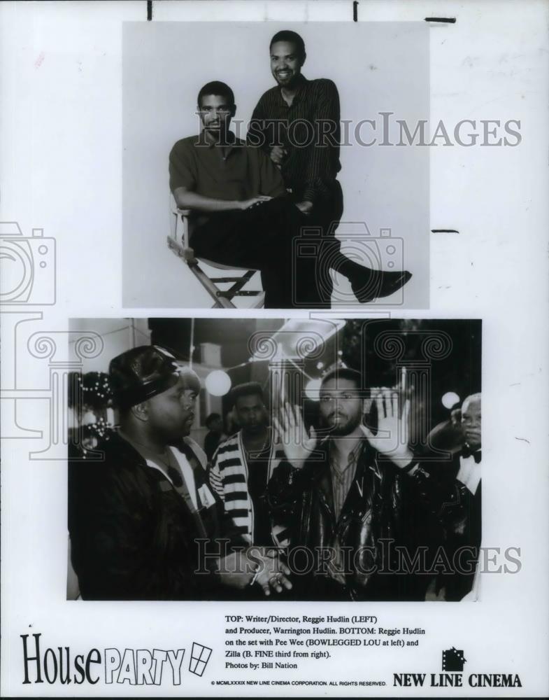 1991 Press Photo Director Reggie Hudlin Pee Wee Zilla House Party - cvp23424 - Historic Images