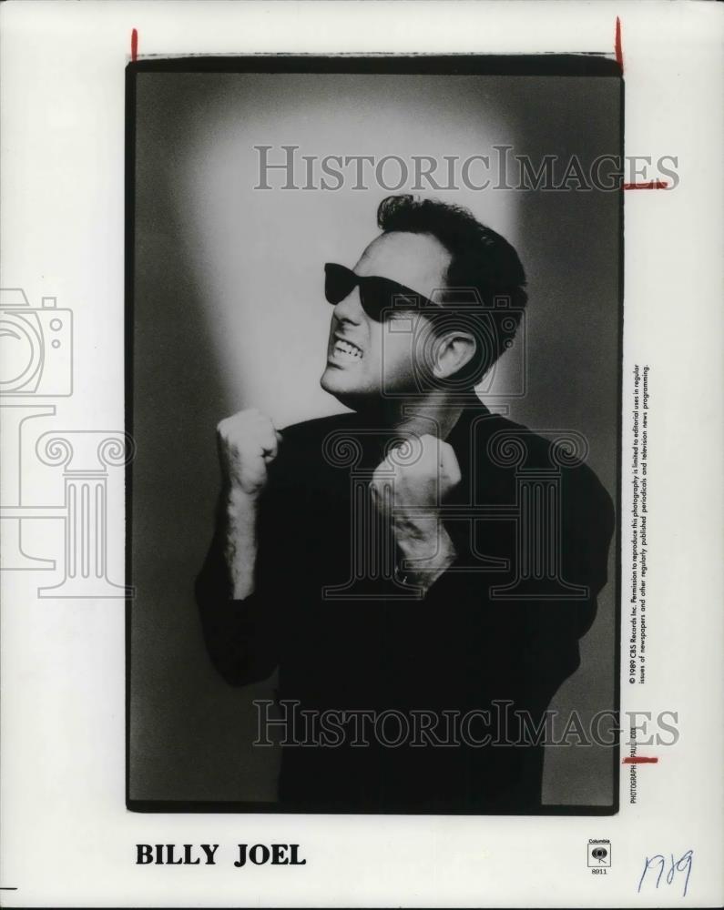1989 Press Photo Singer Billy Joel - cvp25761 - Historic Images