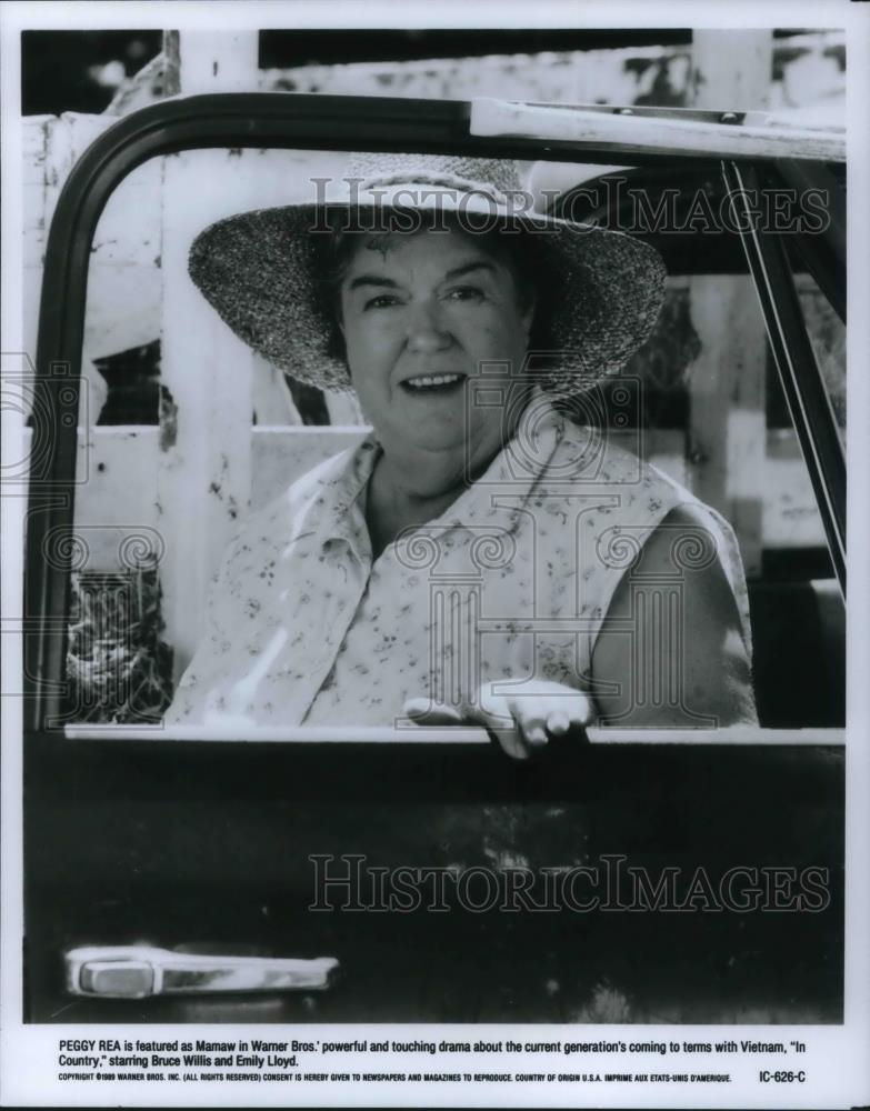 1990 Press Photo Peggy Rae stars as Mamaw in In Country movie film - cvp23471 - Historic Images