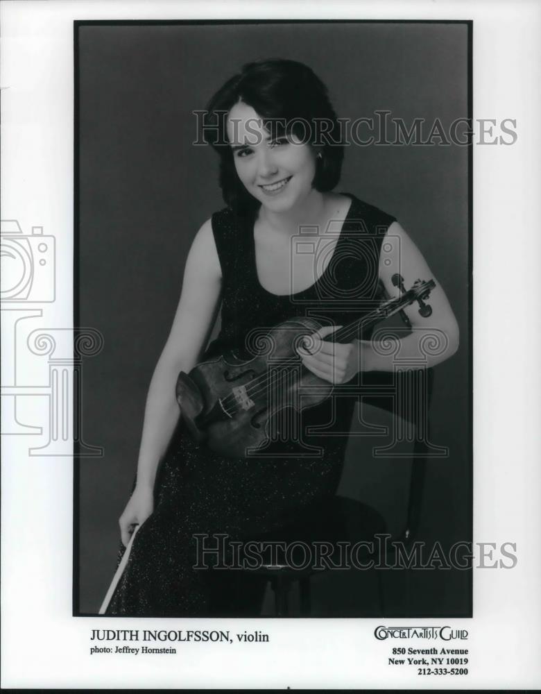 1998 Press Photo Judith Ingolfsson, a violinist - cvp22858 - Historic Images