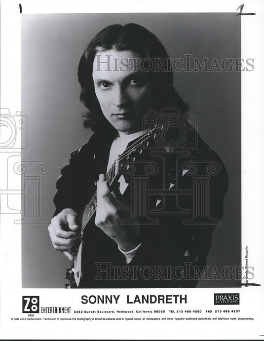 1995 Press Photo Sonny Landreth in the picture - cvp26271 - Historic Images