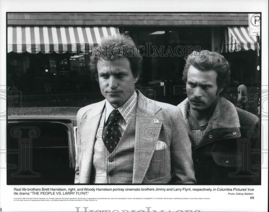 1996 Press Photo Woody Harrelson Brett Harrelson in The People vs. Larry Flynt - Historic Images