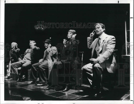 1980 Press Photo Jane Krowkowski Timothy Jerome Michael Jeter Karen Akers - Historic Images