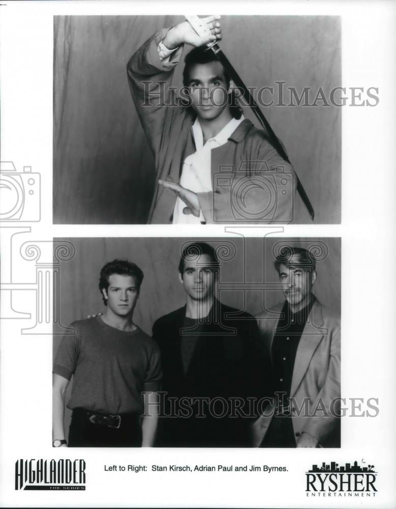 Press Photo Stan Kirsch Adrian Paul Jim Byrnes - cvp23490 - Historic Images