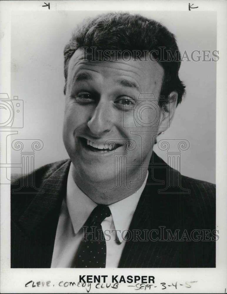 1987 Press Photo Kent Kasper Comedian - cvp25865 - Historic Images