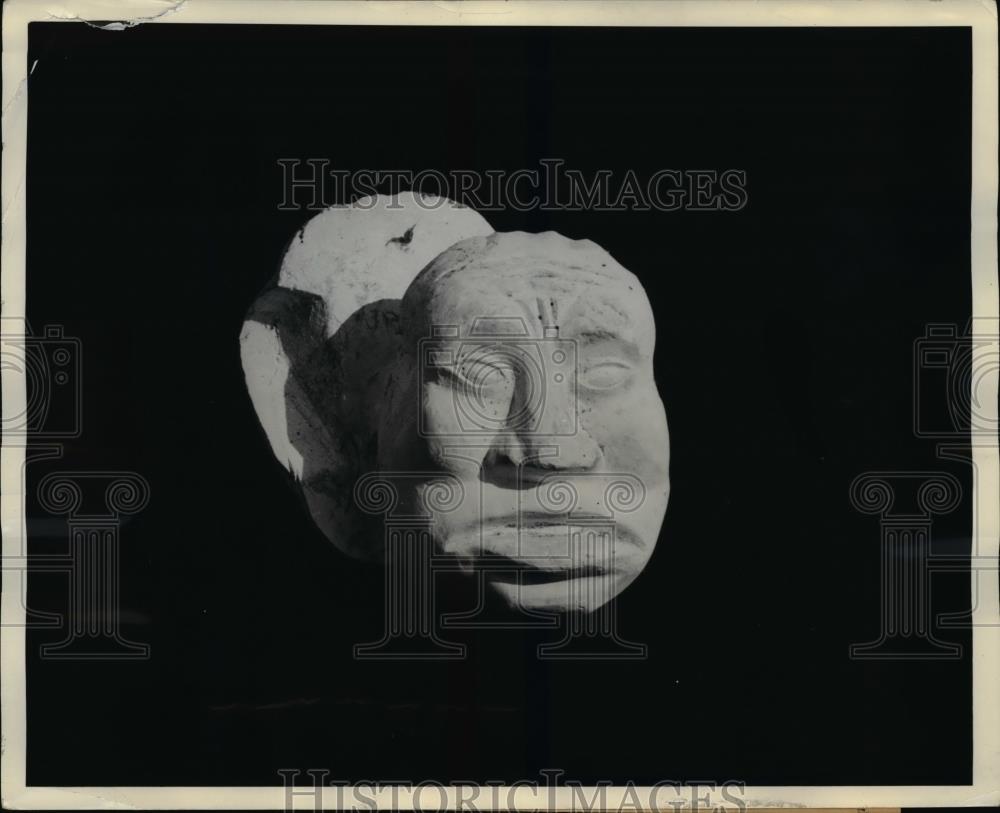 1938 Press Photo This plaster cast is composed of combined features of an - Historic Images