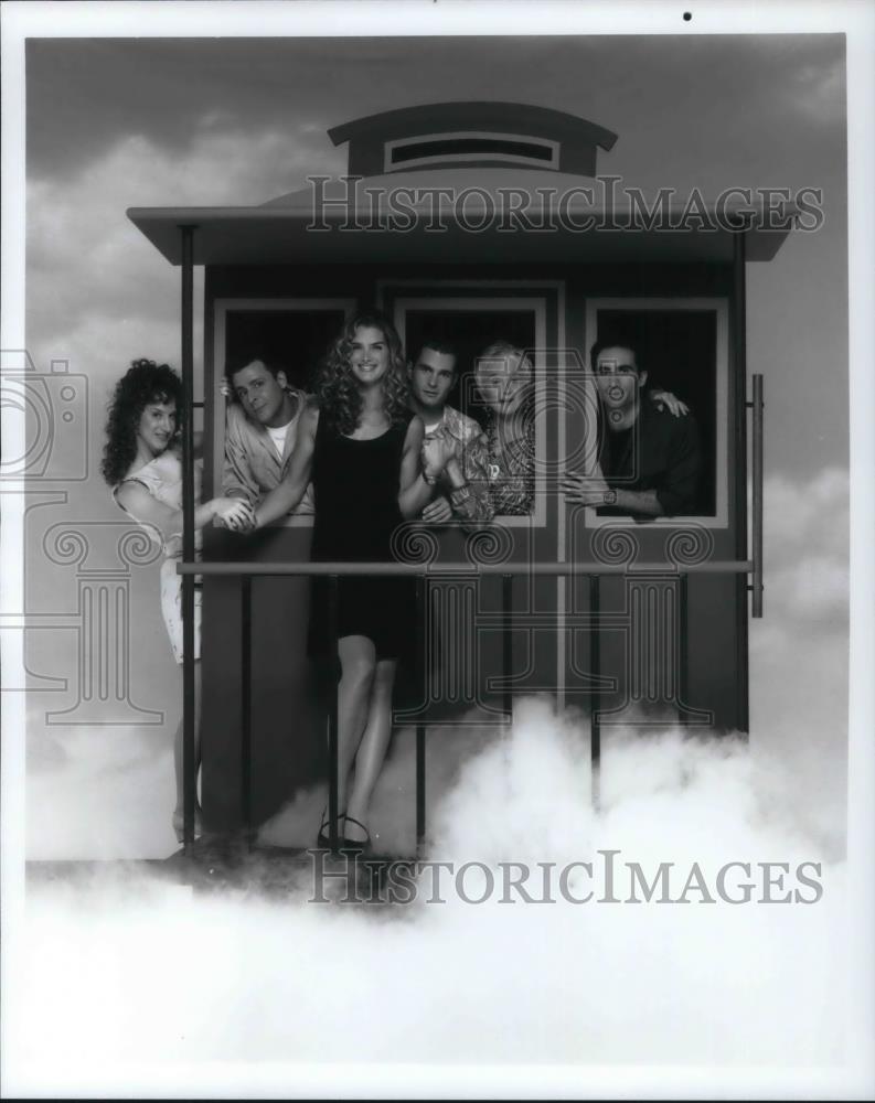 Press Photo Kathy Griffin Judd Nelson Brook Shields on Suddenly Susan - Historic Images