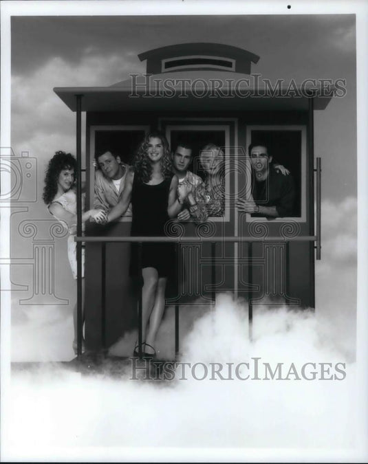 Press Photo Kathy Griffin Judd Nelson Brook Shields on Suddenly Susan - Historic Images