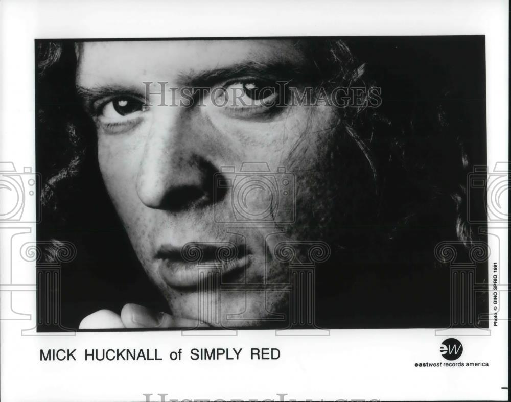 1991 Press Photo Mick Hucknall of Simply Red - cvp23270 - Historic Images