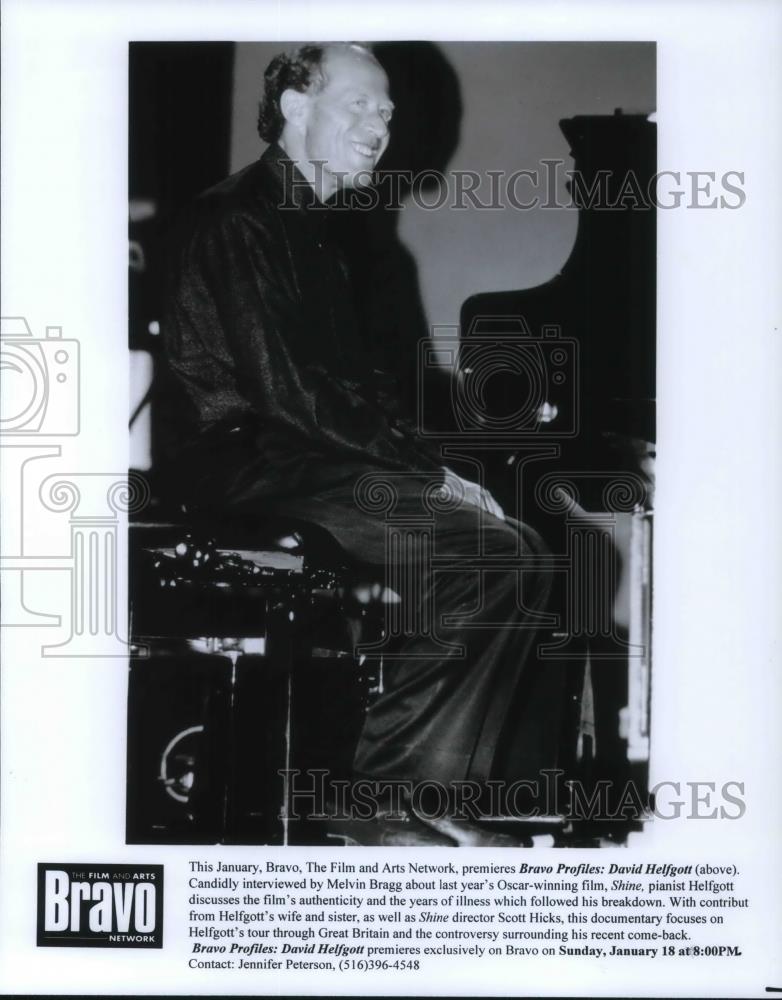 1998 Press Photo Pianist Helfgott in Bravo Profiles: David Helfgott - cvp21854 - Historic Images