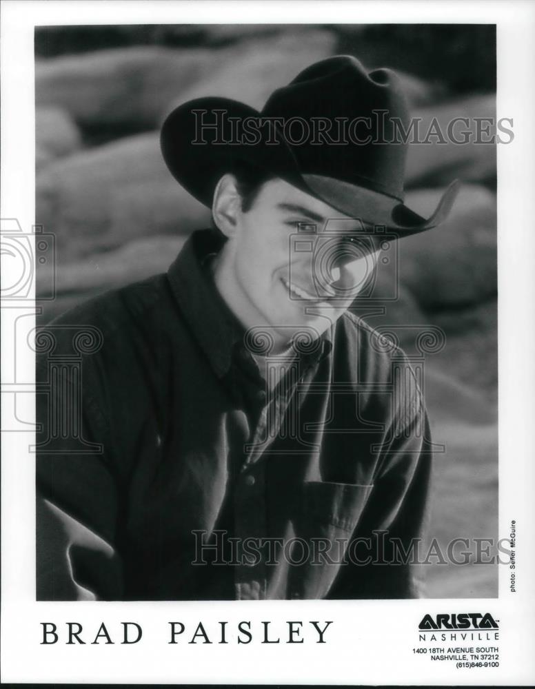 1999 Press Photo Brad Paisley Country Music Singer Songwriter and Guitarist - Historic Images