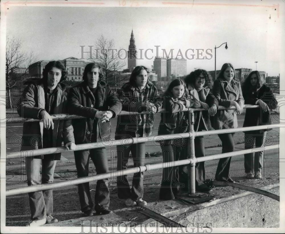 1973 Press Photo Don Callahan Jeff Roberts om Starch in Song Without Words - Historic Images