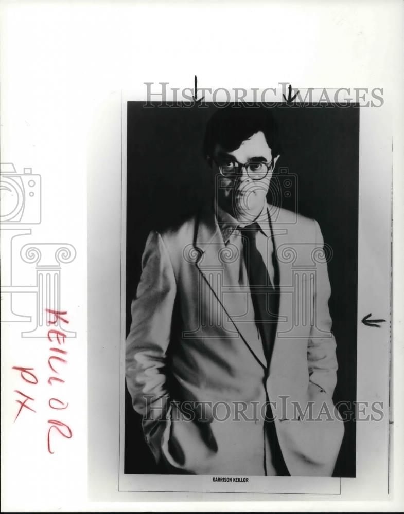 1985 Press Photo Garrison Keillor - cvp25951 - Historic Images