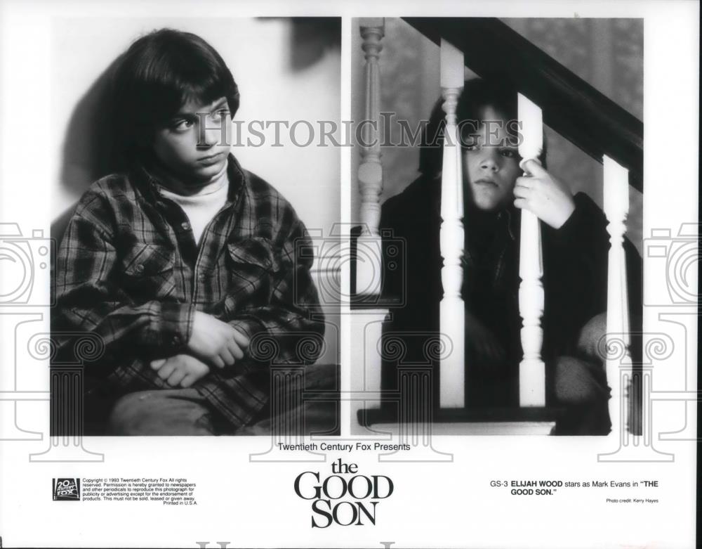 1994 Press Photo Elijah Wood in The Good Son - cvp20329 - Historic Images