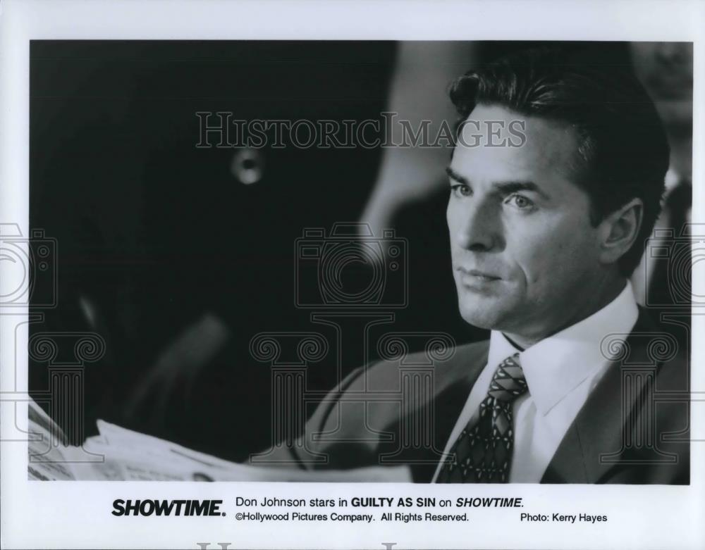 1995 Press Photo Don Johnson in Guilty as Sin - cvp25166 - Historic Images