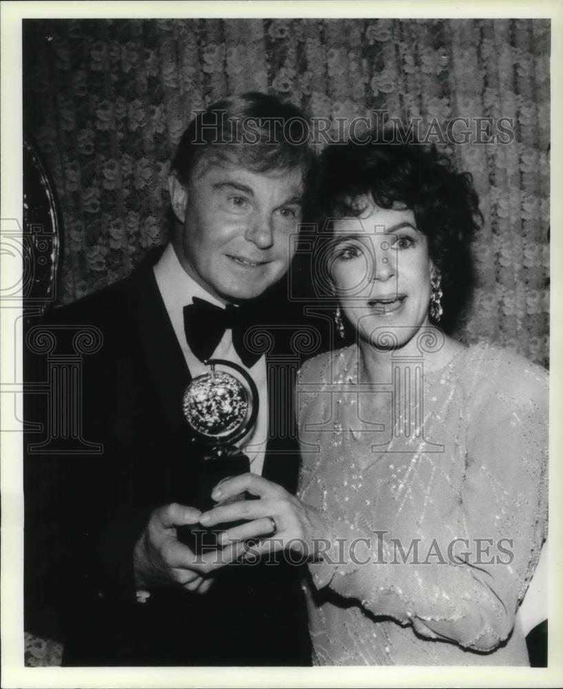 1986 Press Photo Derek Jacobi and Stockard Channing in " Much Ado About Nothing" - Historic Images