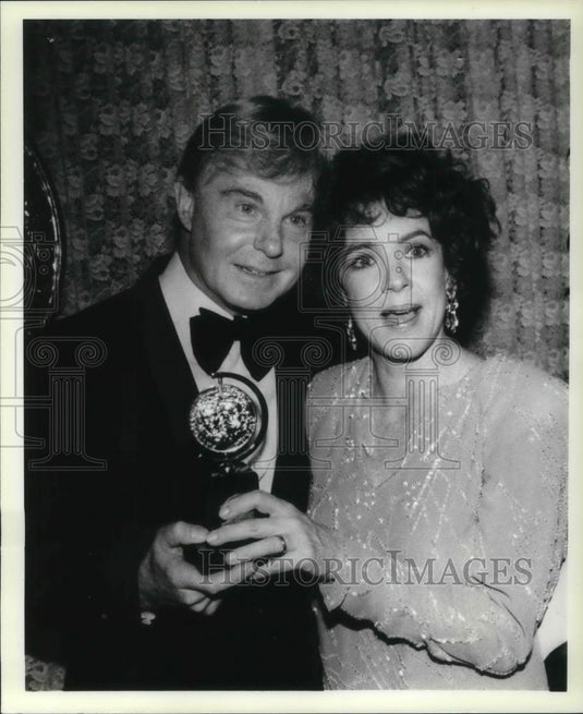 1986 Press Photo Derek Jacobi and Stockard Channing in " Much Ado About Nothing" - Historic Images