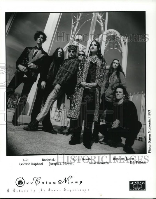1993 Press Photo Sky Cries Mary Music Group Roderick Loren Routh Bennett James - Historic Images