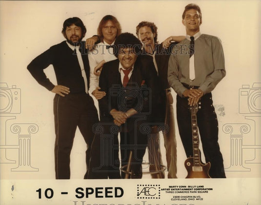1984 Press Photo Gino Sacco, Bob Albers, Virgil Vincent-Rivers of 10-Speed - Historic Images