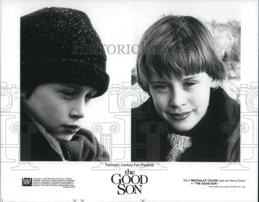 1994 Press Photo Macaulay Culkin in The Good Son - 821 - cvp20330 - Historic Images