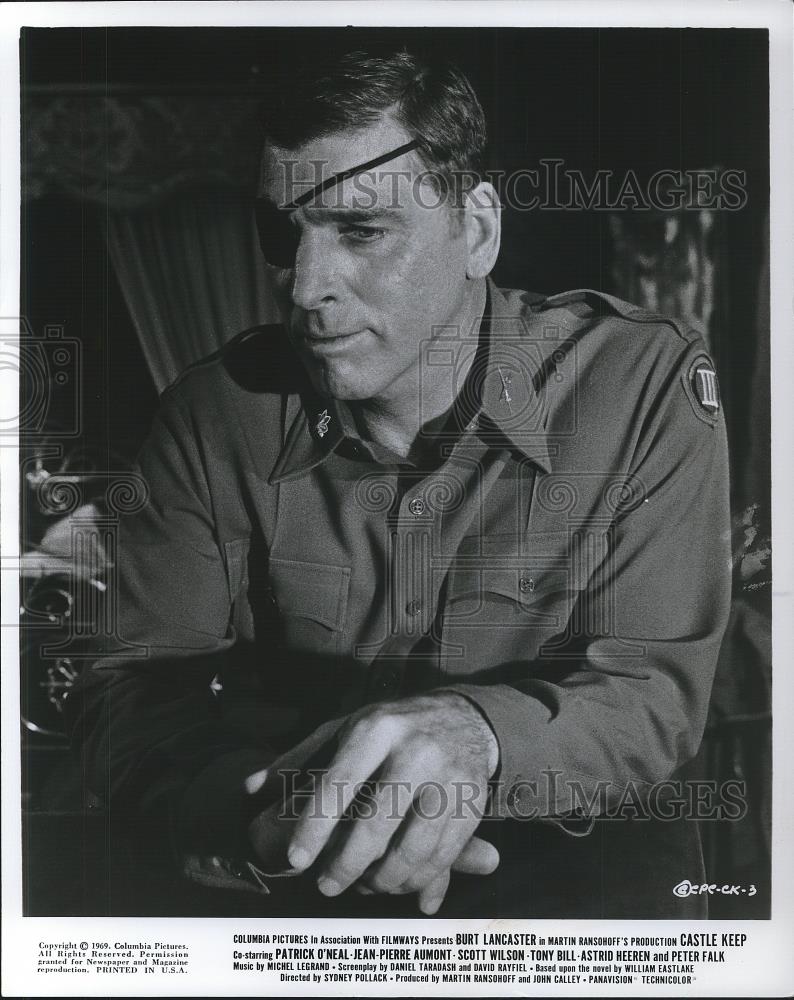 1970 Press Photo Burt Lancaster In Csstle Keep - cvp26292 - Historic Images