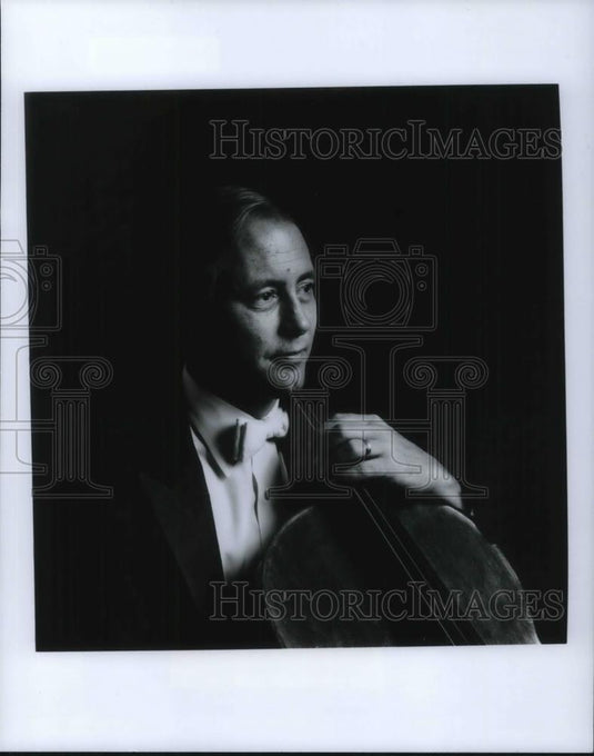 1992 Press Photo Stephen Geber, Principal Cellist of The Cleveland Orchestra - Historic Images
