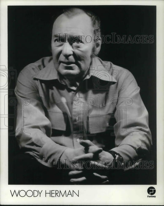 1975 Press Photo Woody Herman Band Leader - cvp22025 - Historic Images