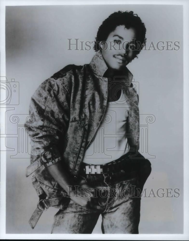 1985 Press Photo Singer Marlon Jackson - cvp20906 - Historic Images
