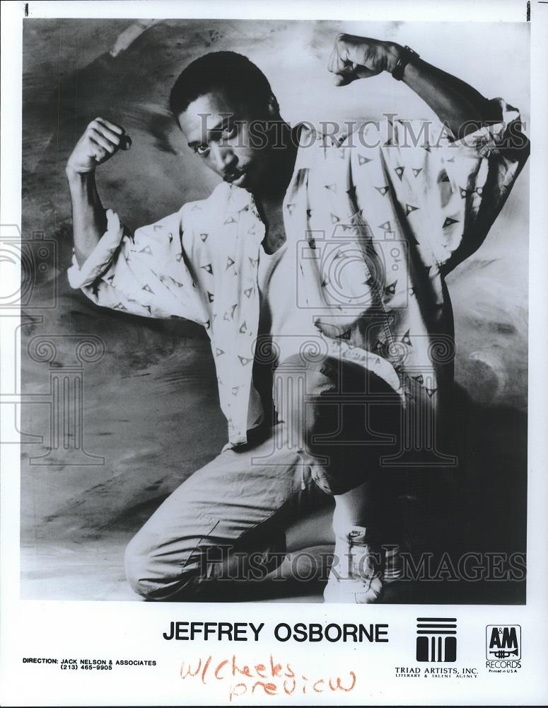 1986 Press Photo Jeffrey Osborne in the picture - cvp26182 - Historic Images