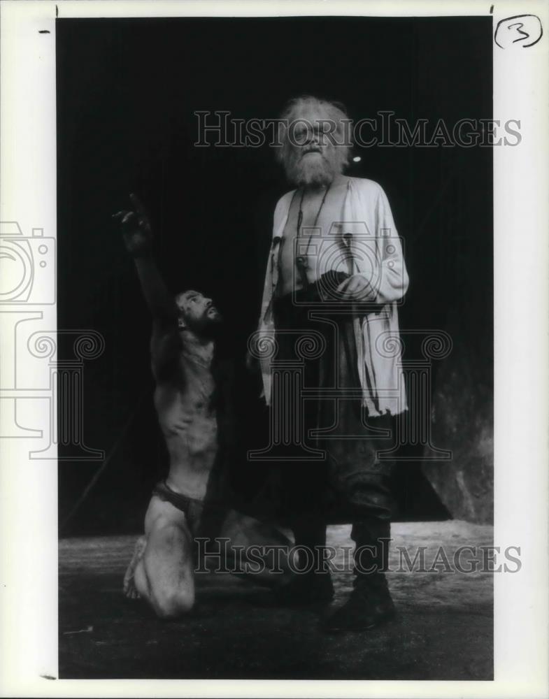 1990 Press Photo Hal Holbrook Plays King Lear - cvp24129 - Historic Images